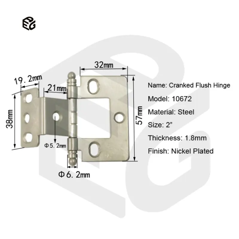 7 Inch Double Action Spring Hinge for Self Closing Aluminum Door or Window view 6